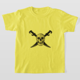 Pirata (Caveira) - T-Shirt Básica para Crianças