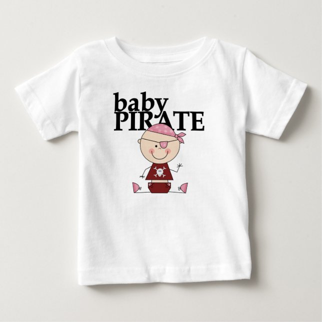 Pirata de Bebês - Camisetas e presentes para rapar (Frente)