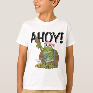 Pirata do sapo com ouro - t-shirt e presentes da