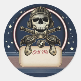 Pirata Espacial com Nomes de etiqueta de Ray Guns