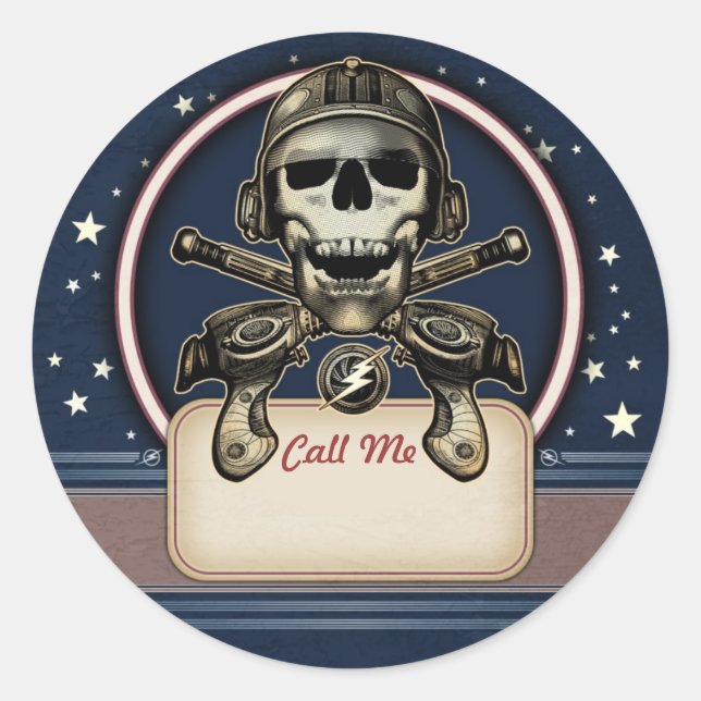 Pirata Espacial com Nomes de etiqueta de Ray Guns (Frente)