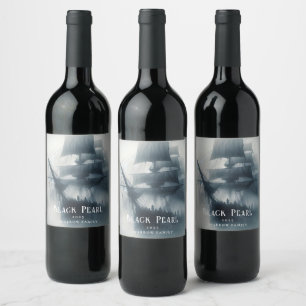 Pirata Etiquetas de Vinho Personalizadas