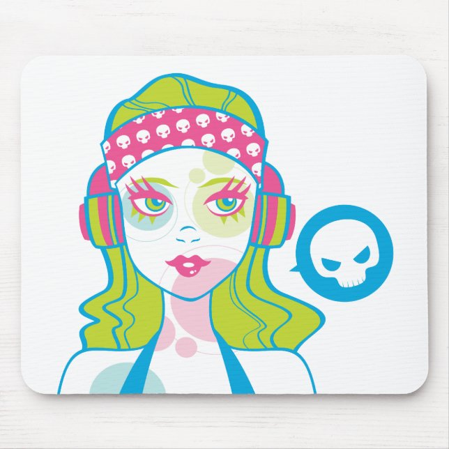 Pirata Gurl Mousepad (Frente)