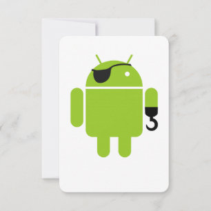 Pirata poderoso do robô do Android