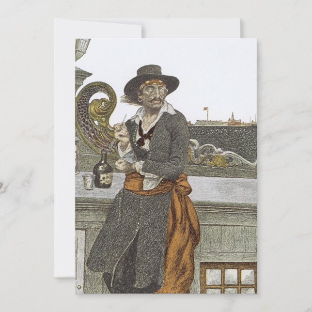 Piratas Antigos, Kidd no Convés da Galé da Aventur (Frente)