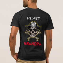 Pirate Adulto SKULL Crossbones Avô T-Shirt