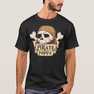 Pirate Capitão Poppa Camisa Pirate Poppa 