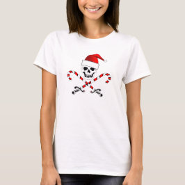 Pirate Christmas Jolly Roger T-Shirt