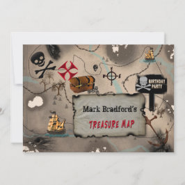PIRATE CONVITE DE ANIVERSÁRIO - MAPA DE TESTE