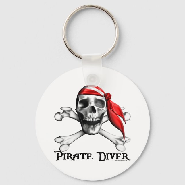 Pirate Diver Chaveiro (Frente)