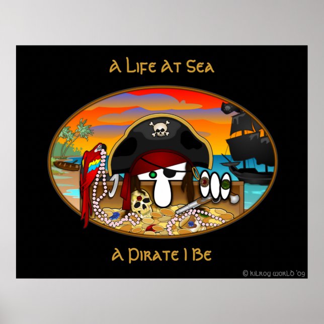 Pirate Kilroy Poster (Frente)