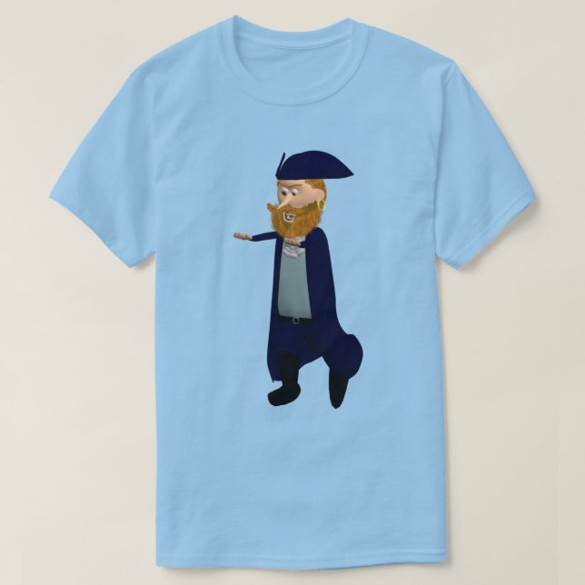 Pirate Papa T-shirt (Frente do Design)