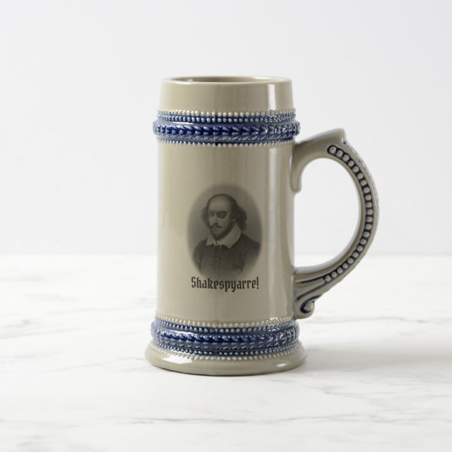 Pirate Shakespeare - caneca de cerveja (Direita)