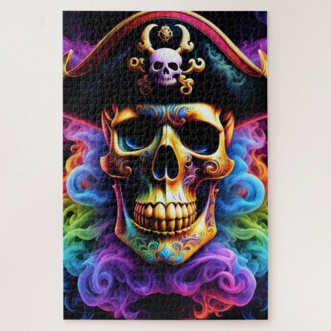 Pirate Skull Quebra-cabeça (Vertical)