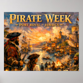 Pirate week in port royal poster