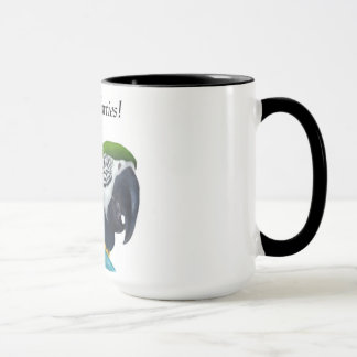 Pirateie caneca de Hearties do papagaio "Ahoy,