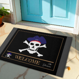 Pirates Flag & Capitão Jack, tapetes de casa /Bem-