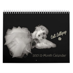 Pirulito de Cali calendário de 2015 12-Meses