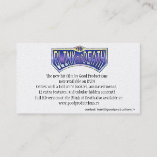 Piscamento do cartão da morte DVD