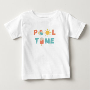 piscina. Bebês - Litas e T-Shirts