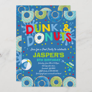 Piscina Convite de festas Duna E Festa De Piscina 