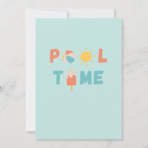 piscina. Convites e Anúncios