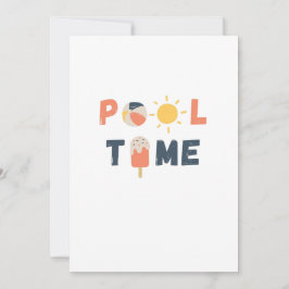 piscina. Convites e Anúncios