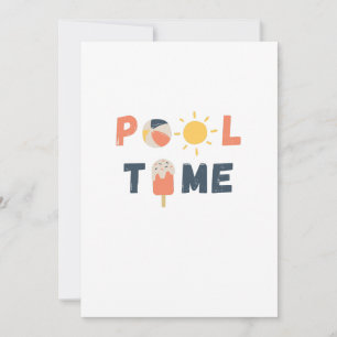 piscina. Convites e Anúncios