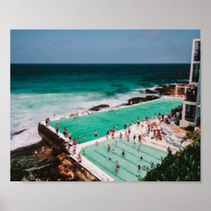 Piscina dos iceberg da praia de Bondi - poster