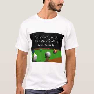 Piscina e bilhar humor T-Shirt