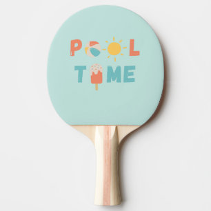 piscina. Raquete de Ping-Pong