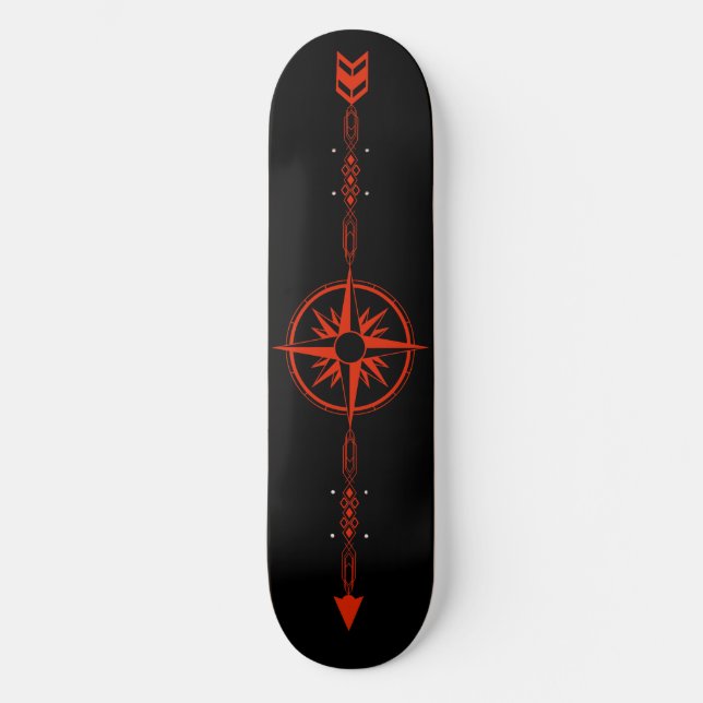 Piso de skate "Seta Geométrica" (Frente)