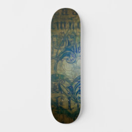 Piso do skateboard abstrato