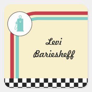 Pista 3" do poço etiqueta