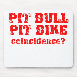 Pit Bull Dirt Bike Motocross Pit Bike Mouse Pad