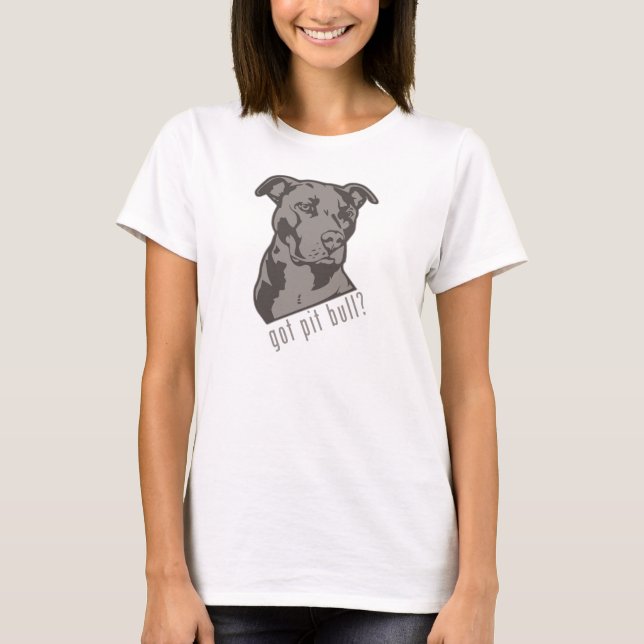 Pitbull obtido? T-shirt (Frente)