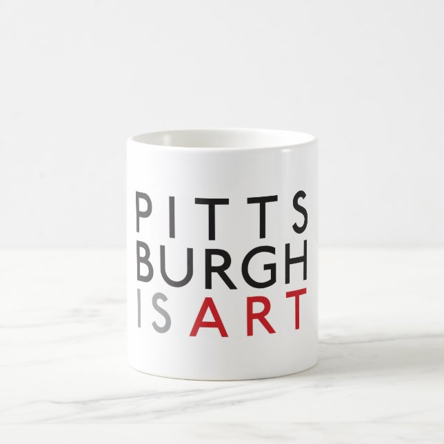 Pittsburgh é caneca da arte (Centro)