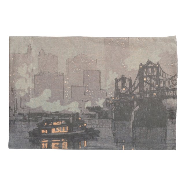 Pittsburgh Na Noite Hiroshi Yoshida (Verso)