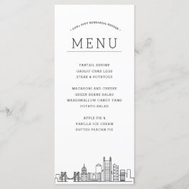 Pittsburgh Skyline | Menu Janto de Eventos de Casa