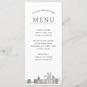 Pittsburgh Skyline   Menu Janto de Eventos de Casa
