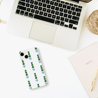 Pítula de mola azul-aquática vase preppy