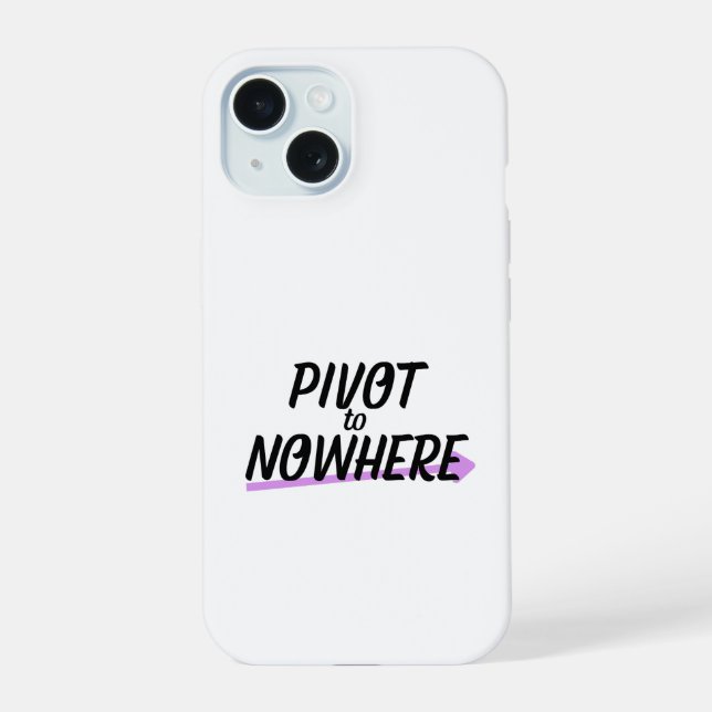 Pivô para Lugar Nenhum | iPhone Resistente (Verso)