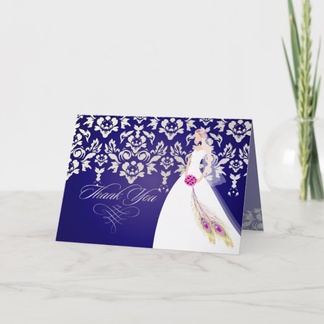 PixDezines Bride2B Obrigado Cartões (Frente)