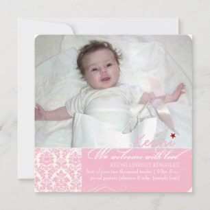 PixDezines cor suja, anúncio de nascimento