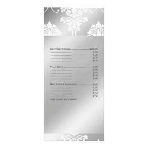 PixDezines Damasco Branco, Menu de Serviços de Spa