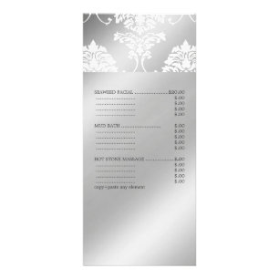 PixDezines Damasco Branco, Menu Spa