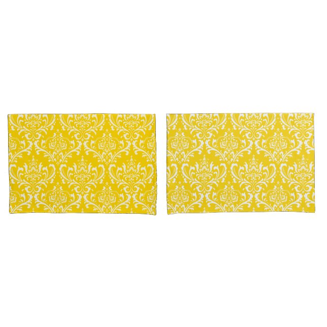 PixDezines DIY color/Rossi Damask/Sunflower Yellow (Frente - conjunto)