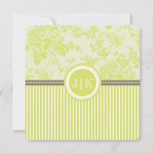 PixDezines Endive Rosas de Vintagem Verde