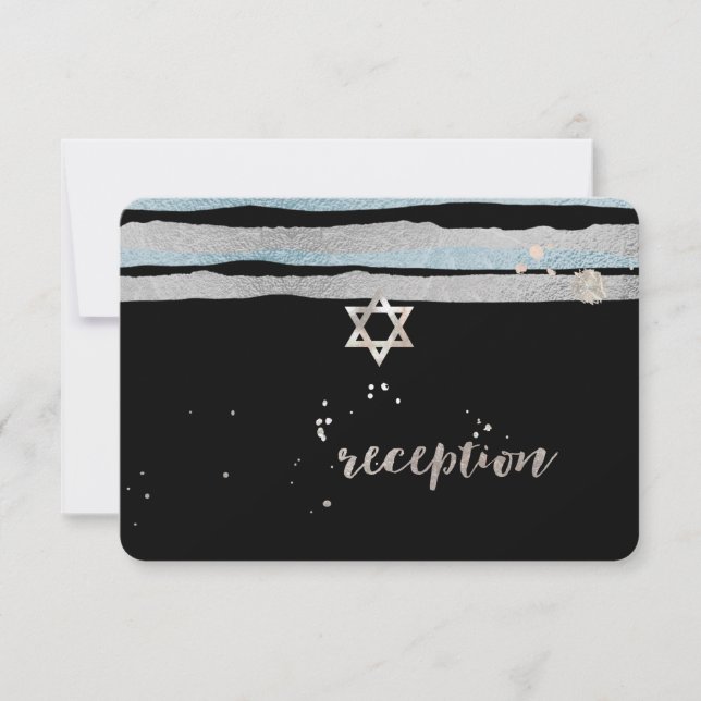 PixDezines faux blue/prata/listras/recepção (Frente)