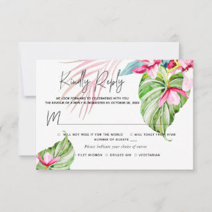 PixDezines Orchid Isle RSVP w Meal Pink